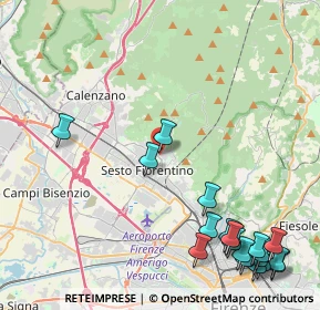 Mappa Via Gaspero Bencini, 50019 Sesto Fiorentino FI, Italia (6.11895)