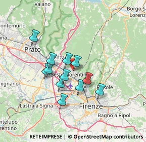 Mappa Via Gaspero Bencini, 50019 Sesto Fiorentino FI, Italia (5.58417)