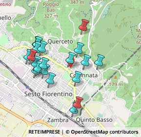 Mappa Via Gaspero Bencini, 50019 Sesto Fiorentino FI, Italia (0.8985)