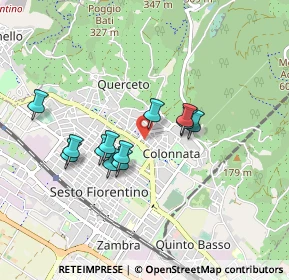 Mappa Via Gaspero Bencini, 50019 Sesto Fiorentino FI, Italia (0.74667)