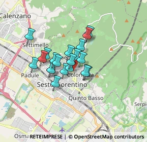 Mappa Via Gaspero Bencini, 50019 Sesto Fiorentino FI, Italia (1.1835)