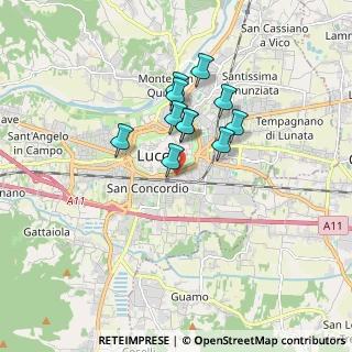 Mappa Via Giuseppe Mazzini, 55100 Lucca LU, Italia (1.31364)