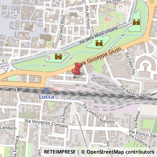 Mappa Via Giuseppe Mazzini, 70, 55100 Lucca, Lucca (Toscana)