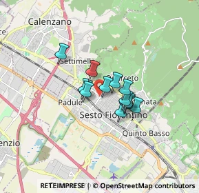 Mappa Viale Giulio Cesare, 50019 Sesto Fiorentino FI, Italia (1.015)