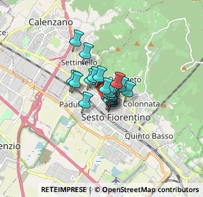 Mappa Viale Giulio Cesare, 50019 Sesto Fiorentino FI, Italia (0.73947)