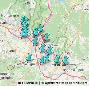 Mappa Viale Giulio Cesare, 50019 Sesto Fiorentino FI, Italia (6.93789)