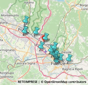 Mappa Viale Giulio Cesare, 50019 Sesto Fiorentino FI, Italia (6.66571)