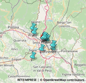 Mappa Viale Giulio Cesare, 50019 Sesto Fiorentino FI, Italia (6.40818)