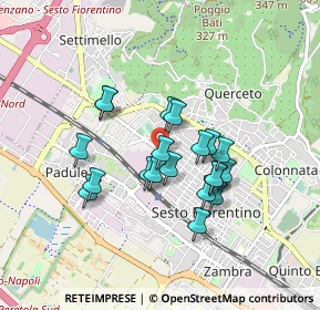 Mappa Viale Giulio Cesare, 50019 Sesto Fiorentino FI, Italia (0.7215)