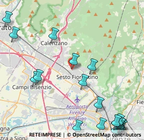 Mappa Viale Giulio Cesare, 50019 Sesto Fiorentino FI, Italia (6.5435)