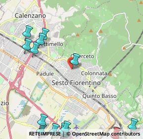 Mappa Via Benvenuto Cellini, 50019 Sesto Fiorentino FI, Italia (3.318)