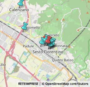 Mappa Via Benvenuto Cellini, 50019 Sesto Fiorentino FI, Italia (0.90909)