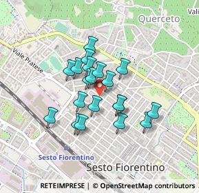 Mappa Via Benvenuto Cellini, 50019 Sesto Fiorentino FI, Italia (0.323)