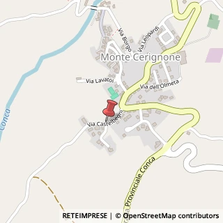 Mappa Via Ca' Rosso Castelbegni, 7, 61010 Monte Cerignone, Pesaro e Urbino (Marche)