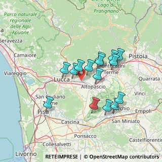 Mappa Via Pietro Mascagni, 55016 Porcari LU, Italia (12.16733)
