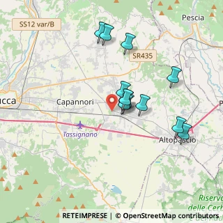 Mappa Via Pietro Mascagni, 55016 Porcari LU, Italia (3.20667)