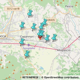Mappa Via Pietro Mascagni, 55016 Porcari LU, Italia (2.97455)