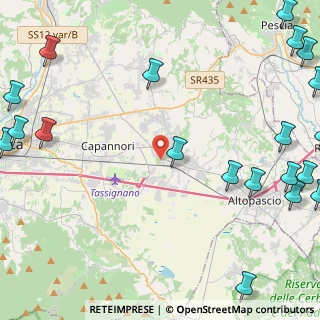 Mappa Via Pietro Mascagni, 55016 Porcari LU, Italia (7.417)