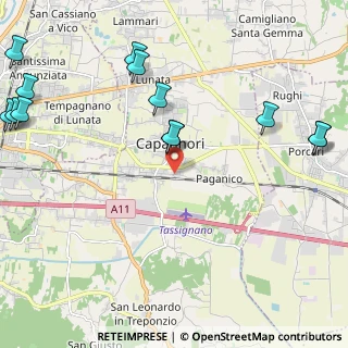 Mappa Via dei Baccioni, 55012 Lucca LU, Italia (3.01846)