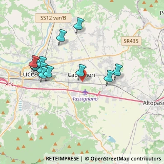 Mappa Via dei Baccioni, 55012 Lucca LU, Italia (4.08364)