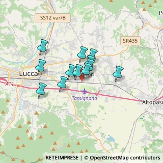 Mappa Via dei Baccioni, 55012 Lucca LU, Italia (2.49917)