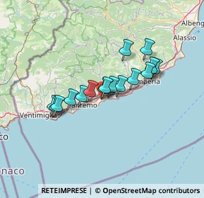 Mappa Via Barborine, 18018 Taggia IM, Italia (10.44813)