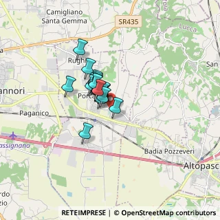 Mappa Via Romana Est, 55016 Porcari LU, Italia (0.9525)