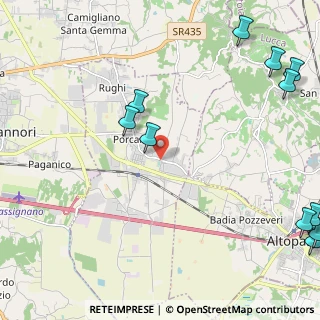 Mappa Via Romana Est, 55016 Porcari LU, Italia (3.37182)