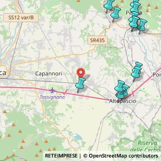 Mappa Via Giacomo Puccini, 55016 Porcari LU, Italia (6.58143)