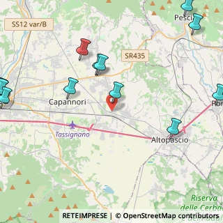 Mappa Via Giacomo Puccini, 55016 Porcari LU, Italia (6.54929)
