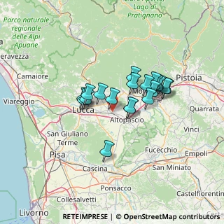 Mappa Via Giacomo Puccini, 55016 Porcari LU, Italia (10.4815)