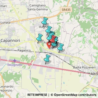 Mappa Via Giacomo Puccini, 55016 Porcari LU, Italia (0.71)