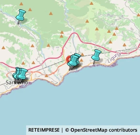 Mappa Via Aurelia Ponente, 18038 Sanremo IM, Italia (4.12167)