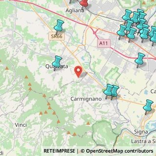 Mappa Via di Pozzo, 51039 Quarrata PT, Italia (7.32)