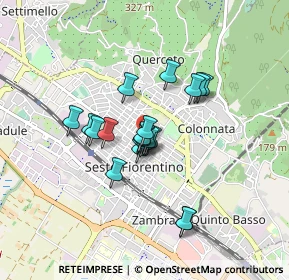 Mappa Via Alfredo Contini, 50019 Sesto Fiorentino FI, Italia (0.628)