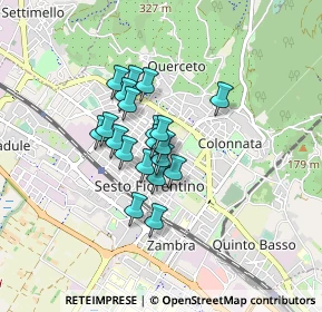 Mappa Via Alfredo Contini, 50019 Sesto Fiorentino FI, Italia (0.572)