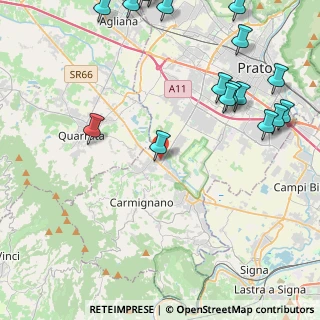 Mappa Accessori moda all ingrosso, 59011 Seano PO, Italia (6.30611)