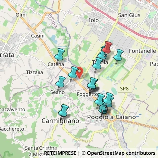 Mappa Accessori moda all ingrosso, 59011 Seano PO, Italia (1.7055)