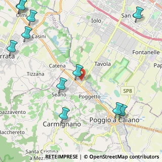 Mappa Accessori moda all ingrosso, 59011 Seano PO, Italia (3.29364)