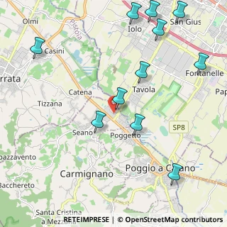 Mappa Accessori moda all ingrosso, 59011 Seano PO, Italia (2.69091)