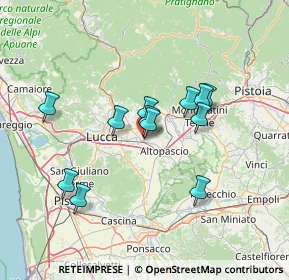 Mappa Via della Stazione, 55016 Porcari LU, Italia (12.03333)