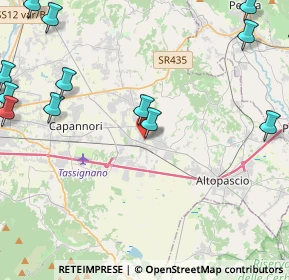 Mappa Via della Stazione, 55016 Porcari LU, Italia (6.68071)