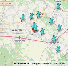 Mappa Via della Stazione, 55016 Porcari LU, Italia (3.86)