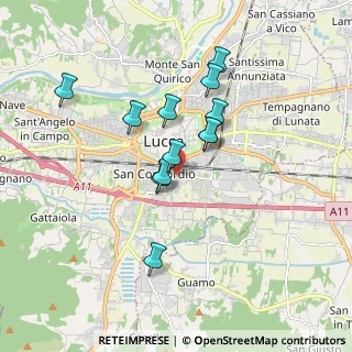 Mappa Via Deodato Orlandi, 55100 Lucca LU, Italia (1.5125)