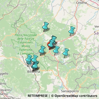 Mappa Via Daniele Manin, 47021 Bagno di Romagna FC, Italia (10.9685)