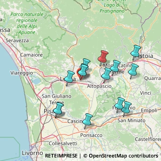 Mappa Via dei Baccioni, 55012 Capannori LU, Italia (14.21143)