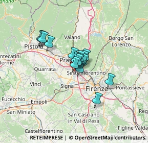 Mappa 50010 Campi Bisenzio FI, Italia (8.01375)