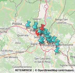 Mappa 50010 Campi Bisenzio FI, Italia (9.038)