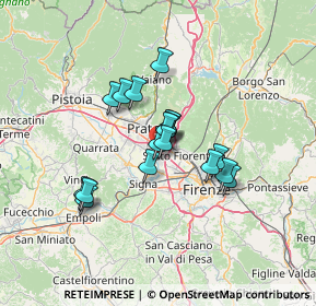 Mappa 50010 Campi Bisenzio FI, Italia (9.99778)