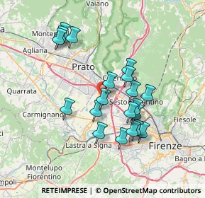 Mappa 50010 Campi Bisenzio FI, Italia (6.5945)